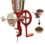 Manual Pithi Grinder No. 1111, Stainless Steel Hopper & Feeder, For Dry & Wet Coarse Grinding Of Pulses & Grains
